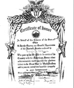 Certificate of Honor