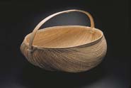 Oval ribbed basket by Yakim