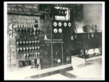 Switchboard at main hoist, mine Number 251. This picture is also found in the DeHaven Collection, Roll 1599 11.