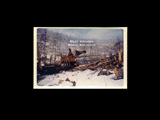 Logging scene. Log loader in winter. From small red photo album.