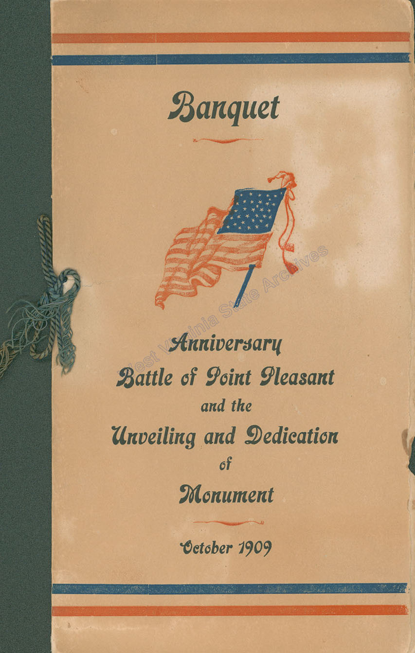 Program for the 135th Anniversary of Battle of Point Pleasant, 1909. (Sc82-164)