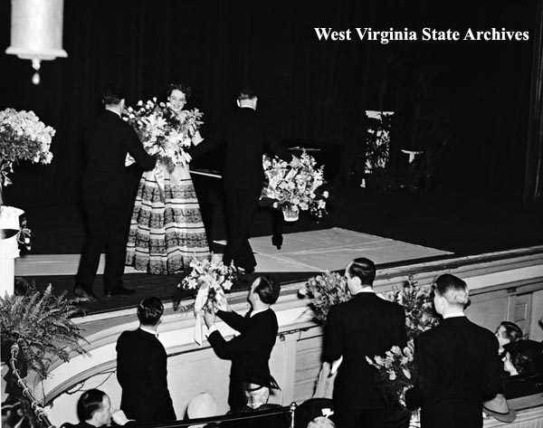 Eleanor Steber performing at the Virginia Theatre in Wheeling,
May 1, 1940