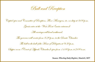 Information on ball and reception