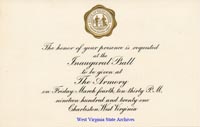 inaugural ball invitation