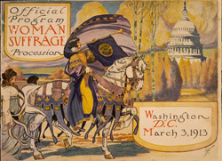 woman suffrage procession