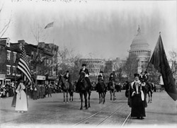 woman suffrage parade