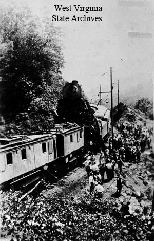 Train collision at Ingleside, May 24, 1927