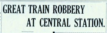 train robbery headling