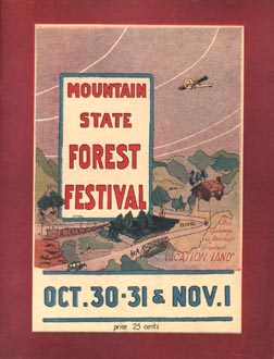Program for the First Annual Mountain State Forest
Festival