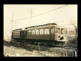 Fairmont and Clarksburg Traction Company electric train No. 230. Rural setting.