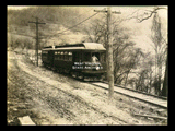 Fairmont and Clarksburg Traction Company electric train No. 228. Rural setting.