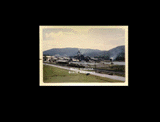 Distant view of the Meadow River Lumber Company at Rainelle. From small red photo album.