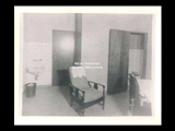 Interior view of Ohio Valley Hospital showing a private room with chair and sink.