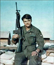 Franklin Darrell Ashley II in Vietnam, courtesy of Vietnam Veterans Memorial Fund
