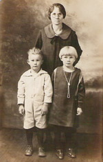 Herbert and Thelma Chaffin with grandmother Laura BLankenship