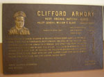 Plaque, Clifford Armory