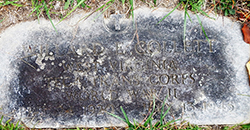 Gravestone for Willard E. Collett in Elkins Memorial Gardens. Courtesy Cynthia Mullens