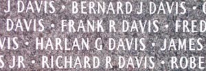 Name on Veterans Memorial