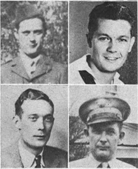 The four Garrett sons--Charles Melvin, Harold Ashley, Kenneth O., and William Edward--as pictured in <i>Young American Patriots</i>, p. 840