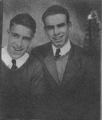 James Junior George (left) with friend