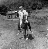 Gary with his horse