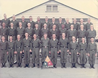 Gary and graduating class, Fort Knox