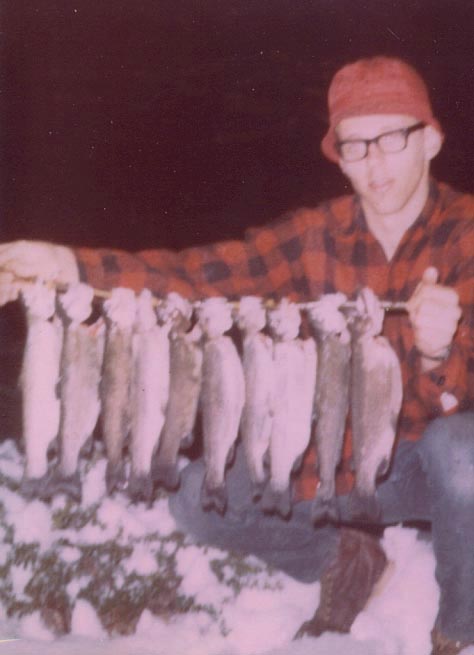 Fishing trip before
going into Army, 1969