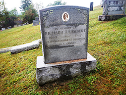 Richard Lambert is memorialized at Maplewood Cemetery in Elkins. Courtesy Cynthia Mullens