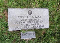Grave of Orville
Andrew May