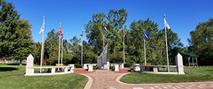 Lorain County, Ohio, Vietnam War Memorial. Courtesy of Vietnam Veterans Memorial Committee of Lorain County.