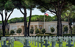Sicily-Rome American Cemetery is the final resting place to nearly 8,000 Americans that gave their lives in World War II. Courtesy American Battle Monuments Commission