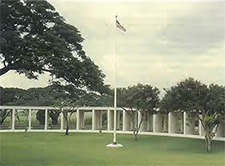 Tablets of the Missing, Manila American Cemetery. Courtesy American Battle Monuments Commission