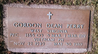 military headstone