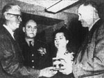 George and Garnet Pomeroy receiving Medal of Honor for Ralph Pomeroy