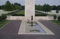 CReflecting pool at Netherlands American Cemetery (Margraten). American Battle Monuments Commission