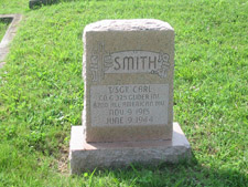 Headstone for Carl Smith at Spring Hill Cemetery. Find A Grave, courtesy Kenny Davis