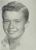 James, as an underclassman, in 1960. Although this photo is attributed to the Valley High School yearbook, in 1960 the school would still have been Masontown High School, the school from which he graduated.