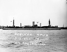 The USAT <i>Wheaton</i> made numerous trips between Antwerp, Belgium, and New York repatriating the bodies of American soldiers killed in action in France during World War I. Courtesy NavSource Online: Army Ship Photo Archive 