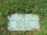 Grave marker of William Doy Stone