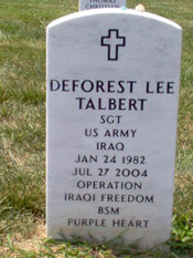 Talbert headstone
