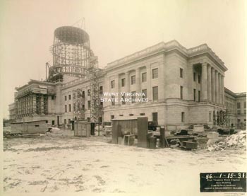 Construction of Capitol Dome