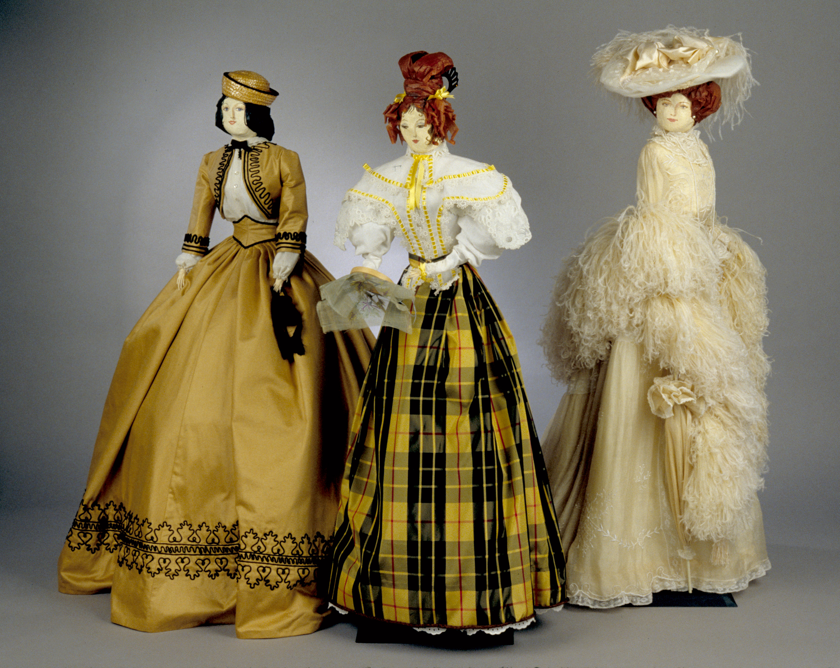 Three fashion dolls by Pete Ballard