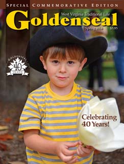 Goldenseal Magazine’s 40th Anniversary Cover. Photo by Tyler Evert.