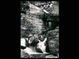 View of rocks at Short Creek falls.