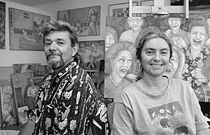 Berkeley Springs artists Jonathon and Jan Heath