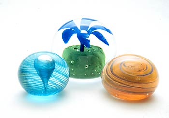 Paperweights by Chris
Smith, John B. (Benny) Goodwin, Cliff Rock, and Claudia Rexroad