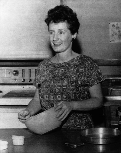Virginia Cook teaching cooking