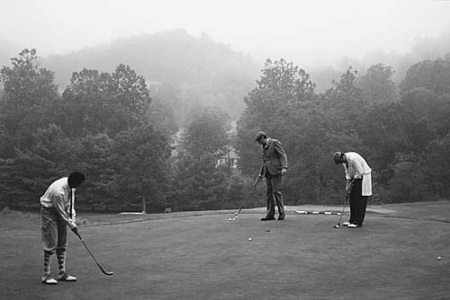 golfers at Oakhurst Links