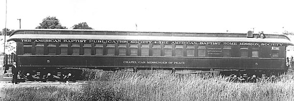 Chapel railroad car