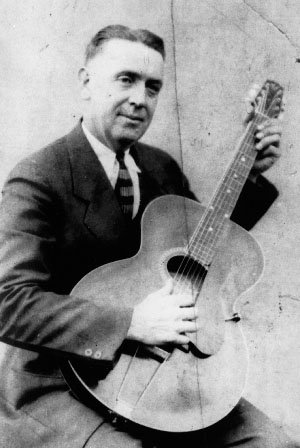 Beckley guitarist and singer Roy Harvey, in about 1930.